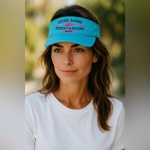 Outer Banks North Carolina Blue Visor
